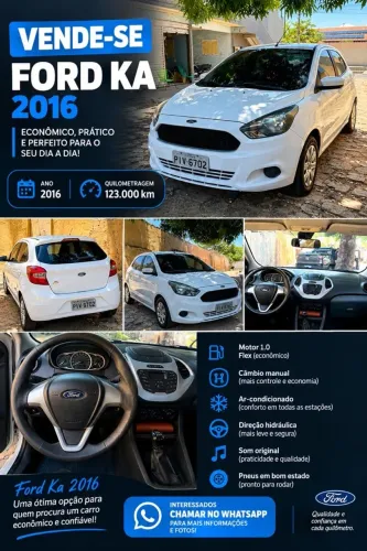Ford KA 1.0 Se/se Plus Tivct Flex 5P 2016