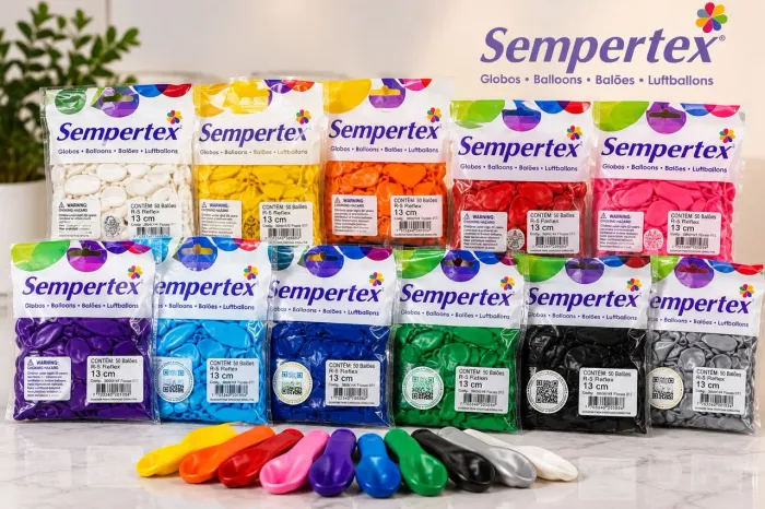 Balão Látex Sempertex R5 - lote 28 pacotes (50un)