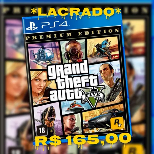 GTA V Premium Edition - PS4 / PS5 - Lacrado