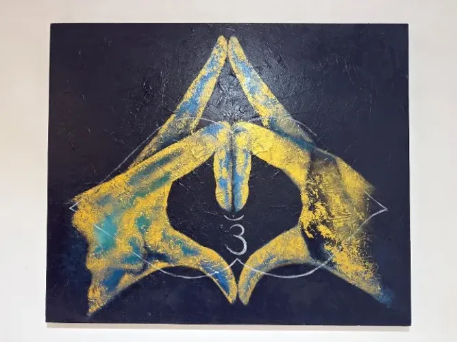 Tela Mudra Sagrado - Bali, Indonésia | Arte Original