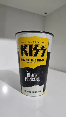 Copo Exclusivo Show KISS Brasil 2022 End of the Road Tour