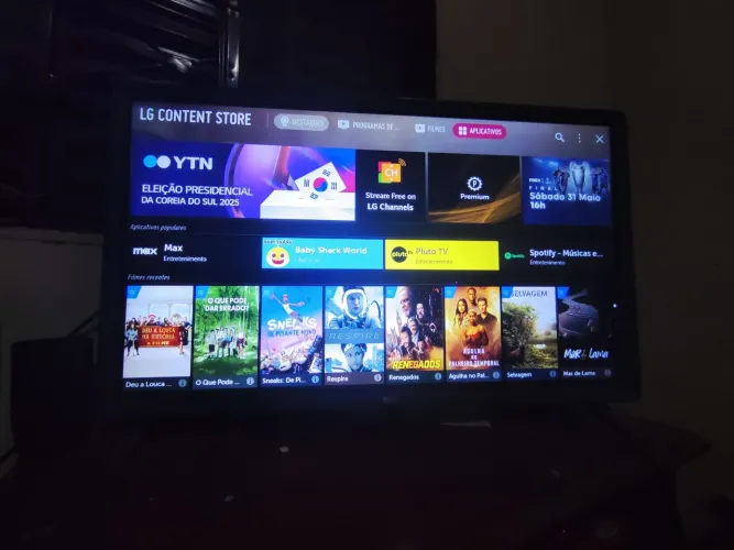 Smart TV LG 32pol + iPhone 6 Troco