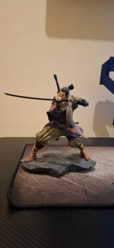 Estátua Sekiro Shadows Die Twice - Shinobi Detalhado (Alta Qualidade)