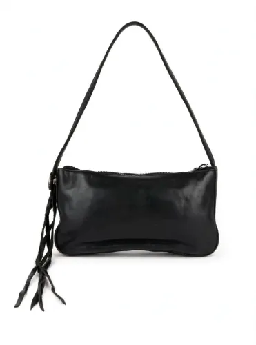 Bolsa GAP Jeans EST 1969 Original Couro Baguette Boho Anos 2000