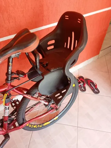 Cadeira de bicicleta para criança até 15kg