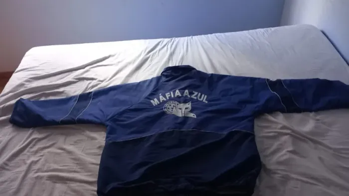 Jaqueta Vintage Máfia Azul Cruzeiro Original Anos 90 Raridade
