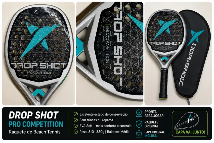 Raquete Beach Tennis Drop Box (estado novo)