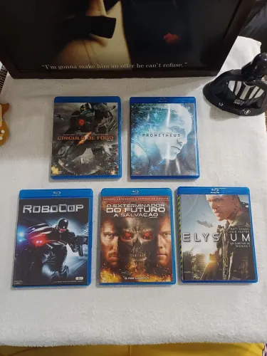 Lote Combo 5 Filmes Blu-ray Ficção Científica Originais - Perfeito Estado