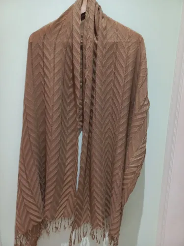 Cachecol feminino marrom - Renner - 1,90x0,65cm - Em excelente estado