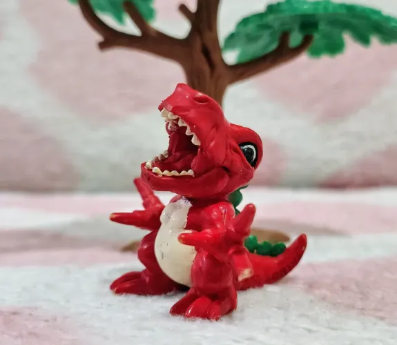 Boneco do digimon adventure - Tyranomon - Original Bandai