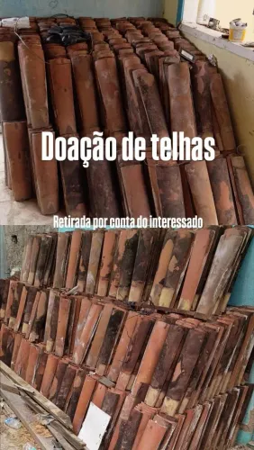 Doação de telhas