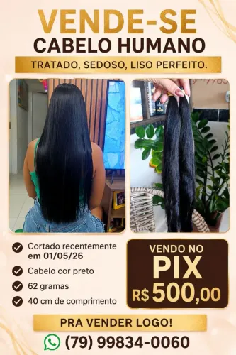 Liso perfeito 40 cm ótimo para mudar o visual