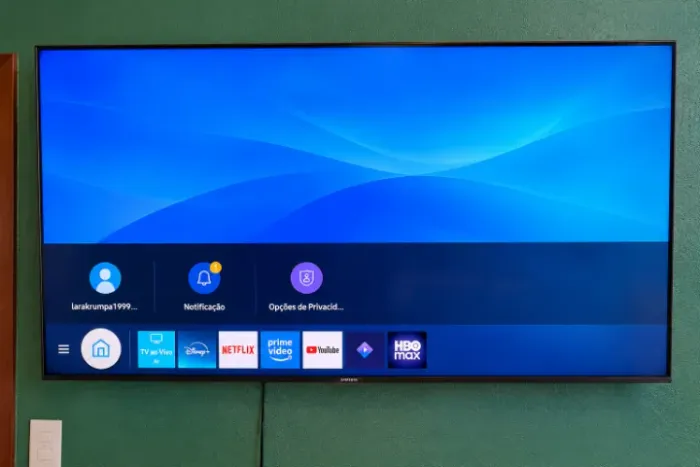 Smart TV Samsung 4K Led 55'' Polegadas + Suporte Articulado