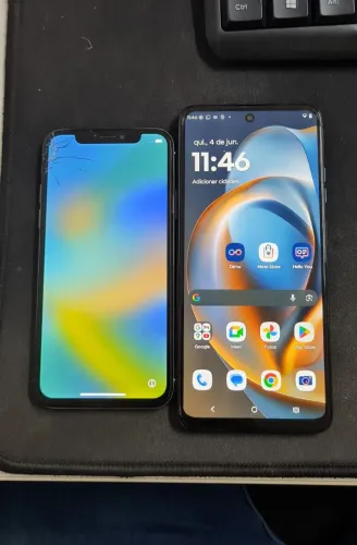 Iphone X e Moto G05