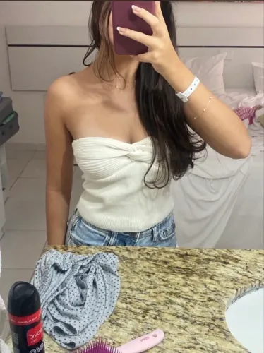 Blusa tomara que caia canelada p