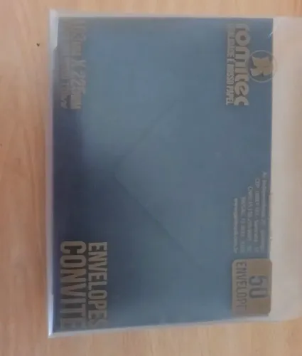 Envelope convite preto