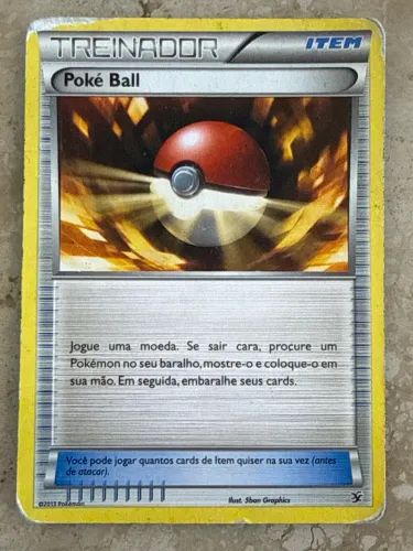 Carta Pokémon treinador Poké Ball