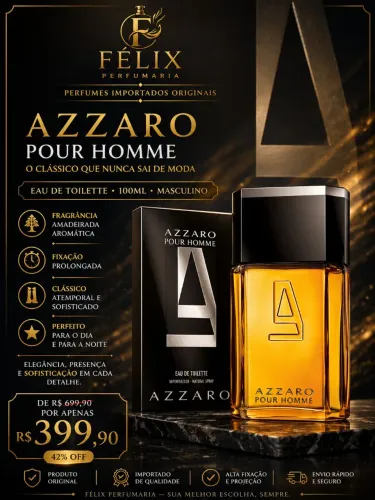 Azzaro Pour Homme 100ml Original Masculino Clássico Importado