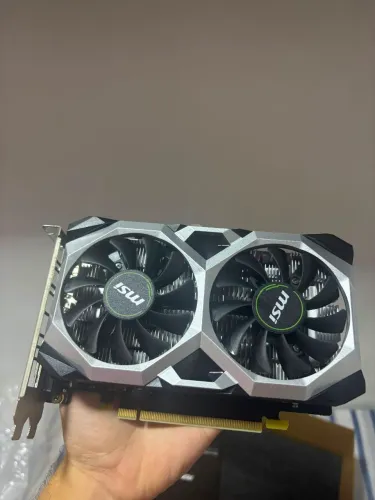 Placa de Vídeo NVIDIA GTX 1650 MSI 4GB - Perfeito Estado