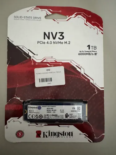 SSD Kingston NV3 1TB NVMe PCIe 4.0 M.2