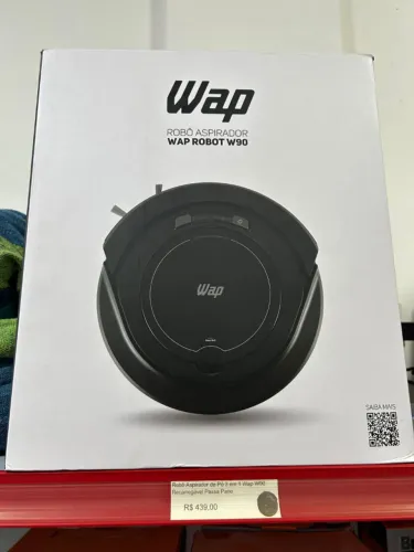 Robô Aspirador de Pó 3 em 1 Wap W90 Recarregável