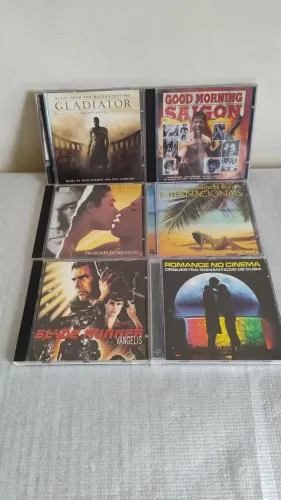 Kit com 06 cds temas de Cinema....