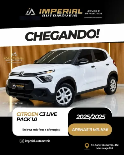 Citroen C3 Live Pack 1.0 Flex 6V 5P Mec. 2025