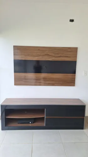 Conjunto de Rack e Painel para Sala