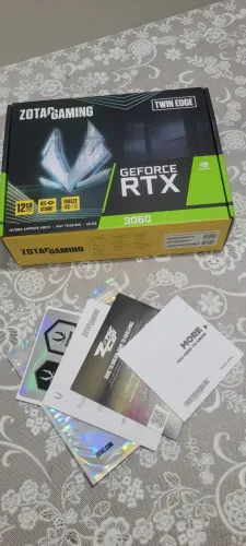 Caixa Original ZOTAC Gaming GeForce RTX 3060 12GB Twin Edge (Vazia)