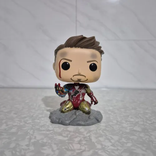 Funko Pop Iron Man N°580 (Raro/Exclusivo/GITD/Loose) Vingadores Ultimato Marvel