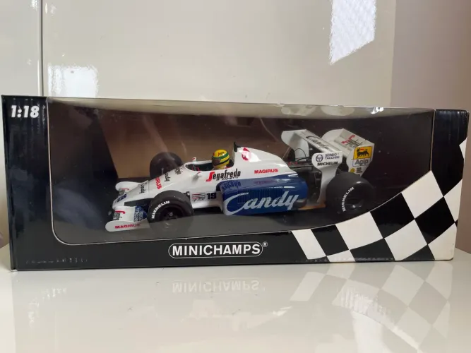 Ayrton Senna Fórmula 1 Toleman 1:18 Minichamps Original