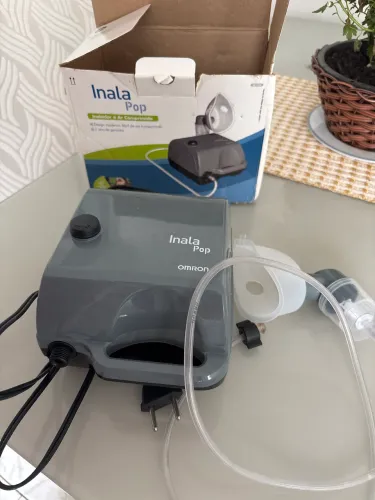 Inalador Nebulizador De Ar Comprimido Omron Inalapop Ne-C704
