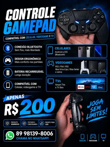 Controle de videogame