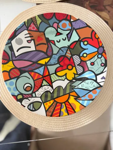 Prato decorativo Romero Brito