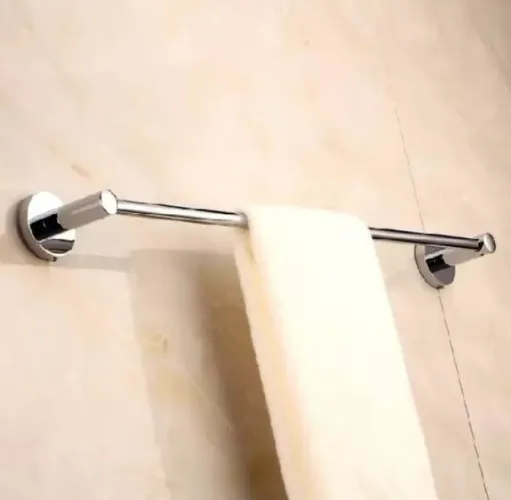 Suporte Porta Toalha Banho Reto 60cm Alumínio 