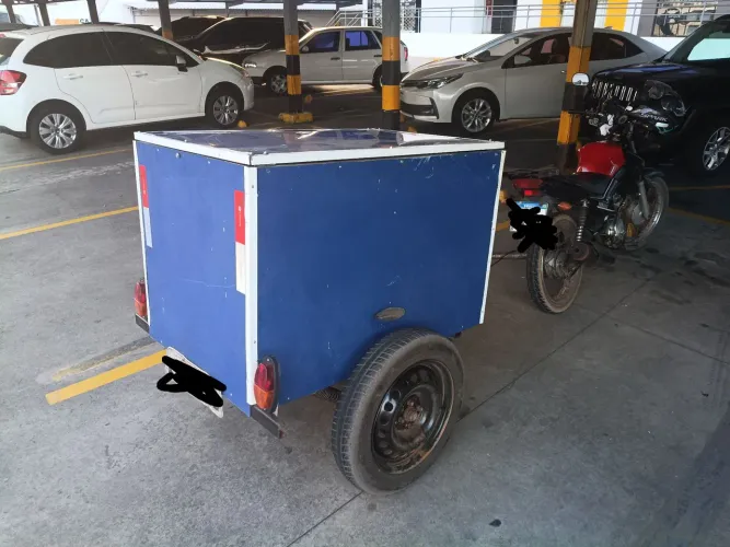 Carrocinha reboque moto