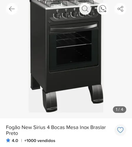 Fogão black