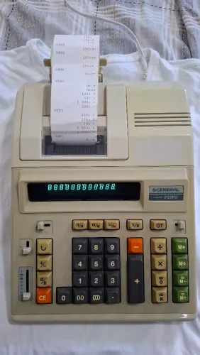 Calculadora Mesa com Bobina 