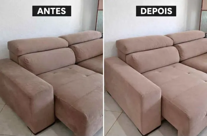 Limpeza de estofado