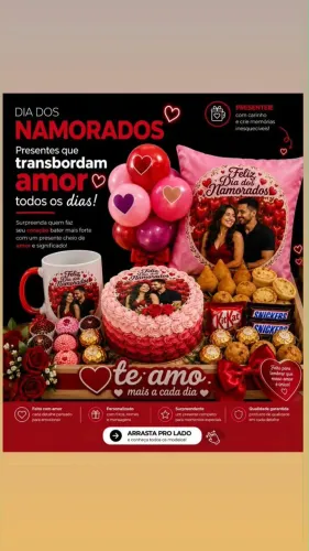 Cesta dia dos namorados