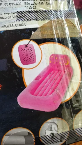 Colchão Inflável Rosa