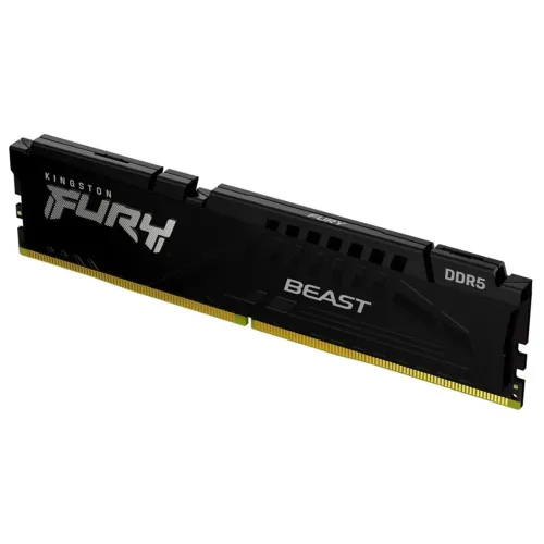 Memória Kingston Fury Beast, 16GB, 5200MHz, DDR5, CL40, Preto - KF552C40BB-16