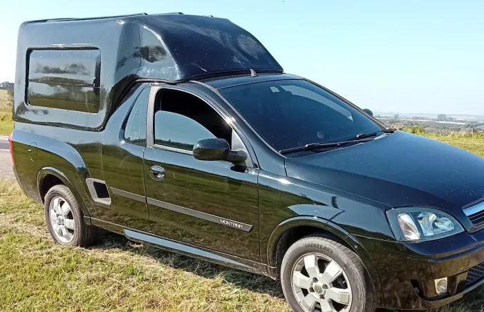 Capota alta de fibra MONTANA antiga frente corsa 