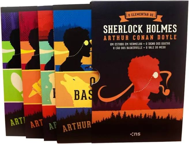 Box 4 livros Sherlock Holmes o elementar