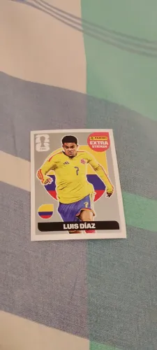 Figurinha da copa legend prata Luis Diaz