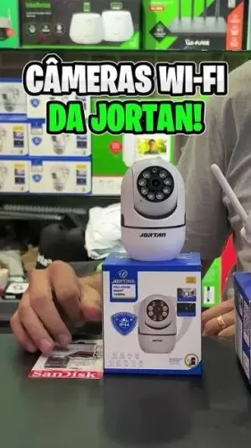 CÂMERA DE SEGURANÇA 360 INFRAVERMELHO WIFI JORTAN