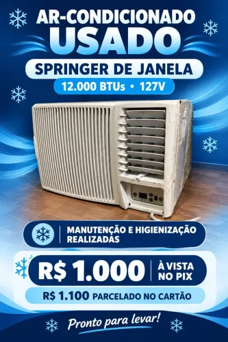 Ar condicionado de janela Springer 12.000 127v
