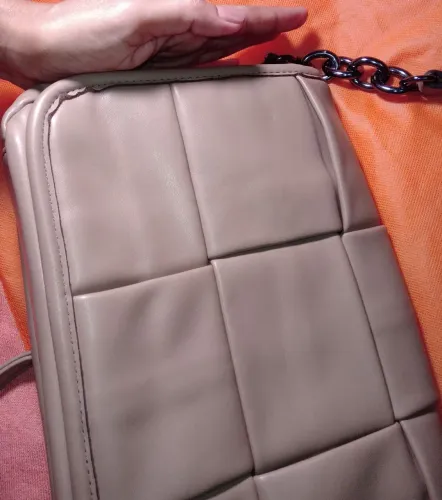 Bolsa bege nude com 2 tipo de alça