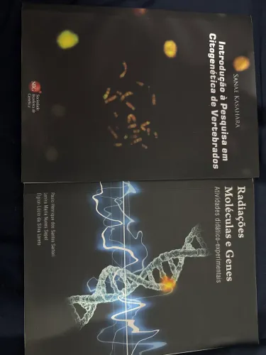 Livro introdução a pesquisa em citogenética e Livro Radiações moléculas e genes