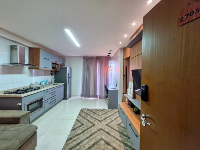 Apartamento/Flat com 1 dormitório para alugar, 40 m² - Jardim Goiás - Goiânia/GO